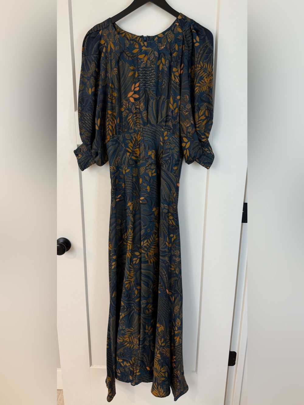 Farm Rio Dotted Forest Maxi Dress